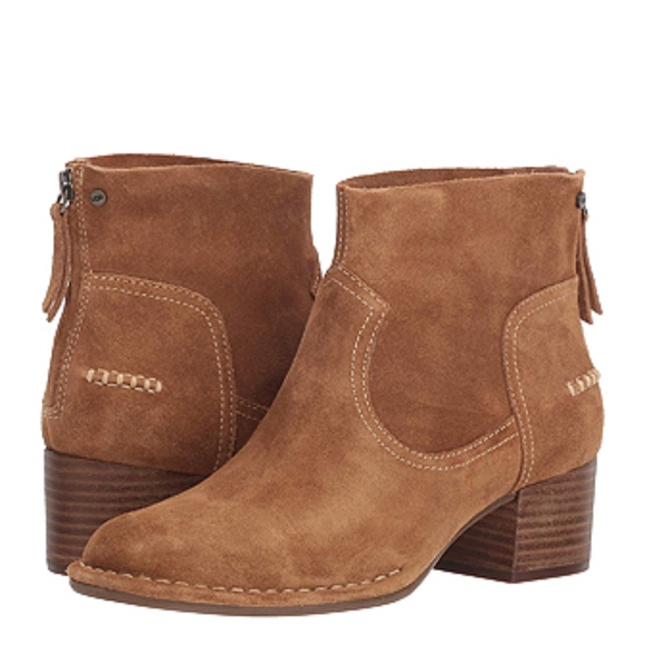 UGG Bandara Suede Block-heel Ankle Boots/Booties - Picture 8 of 8